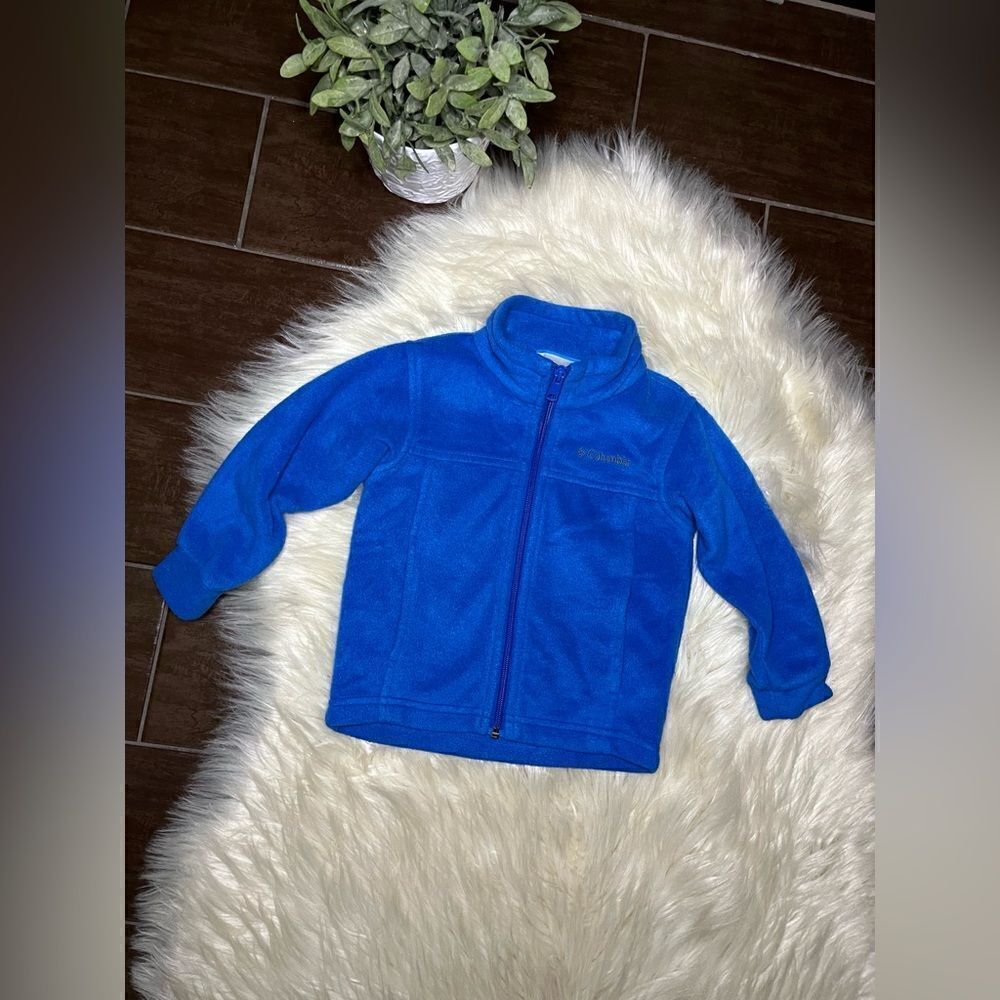 Columbia Royal blue fleece zip jacket sz 3T